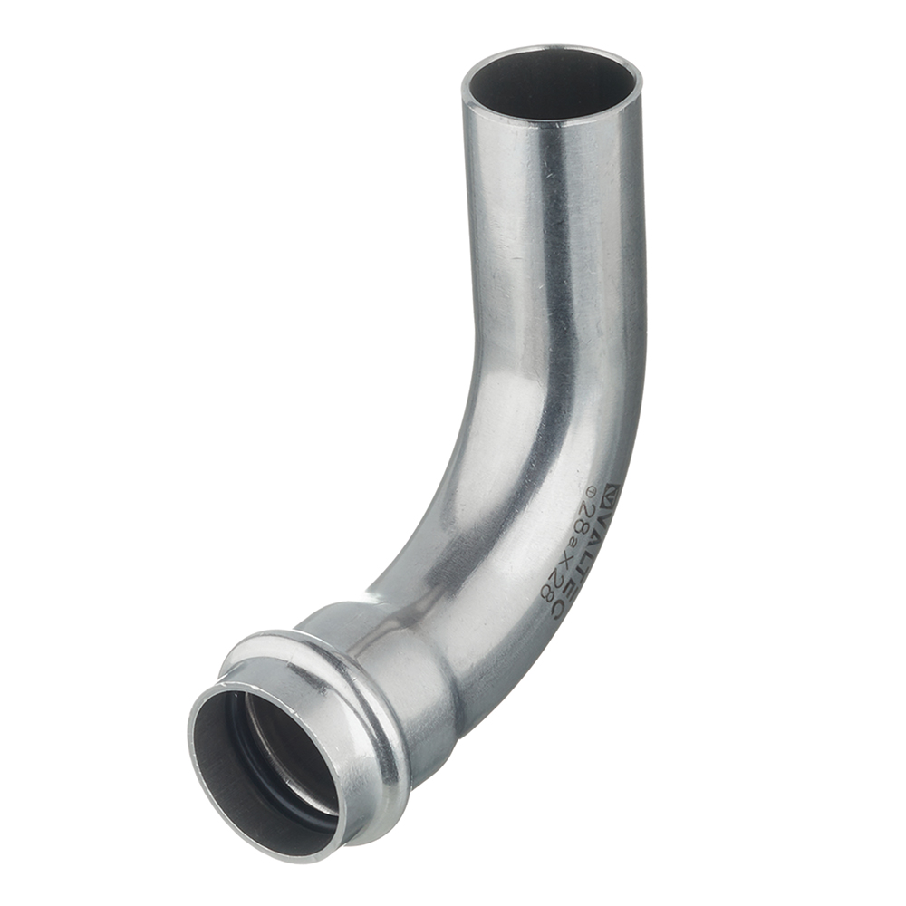 Угол Valtec 90° 28 мм ВН нержавеющая сталь (VTi.950.I.002828)