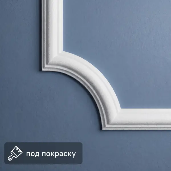 Уголок для плинтуса полистирол NMC C07-C1 белый 4 шт