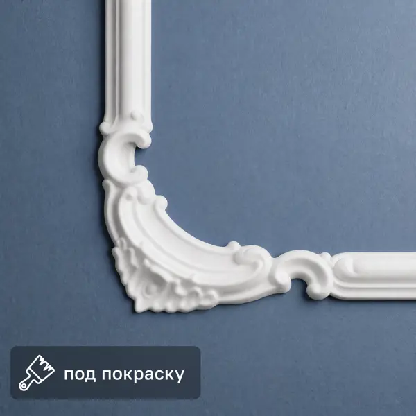 Уголок для плинтуса полистирол NMC C07-C3 белый 4 шт