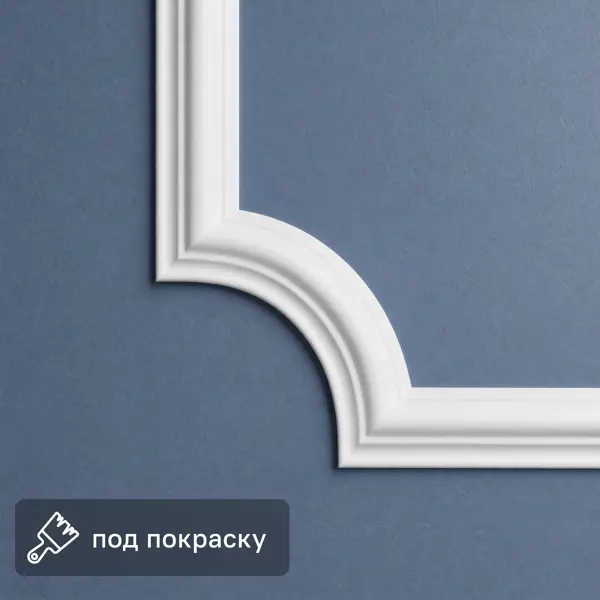 Уголок для плинтуса полистирол NMC C100-C1 белый 4 шт