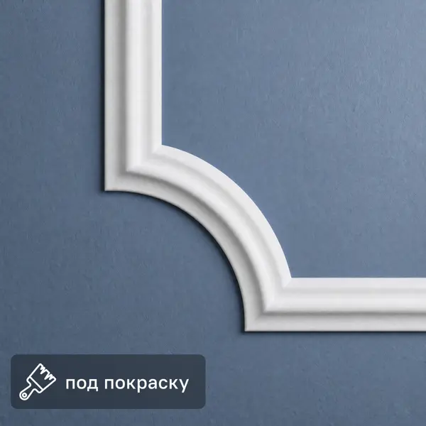 Уголок для плинтуса полистирол NMC WL2-C1 белый 4 шт
