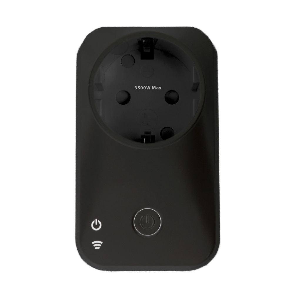 Умная розетка Elektrostandard Minimir Home (a054336) черная матовая с заземлением