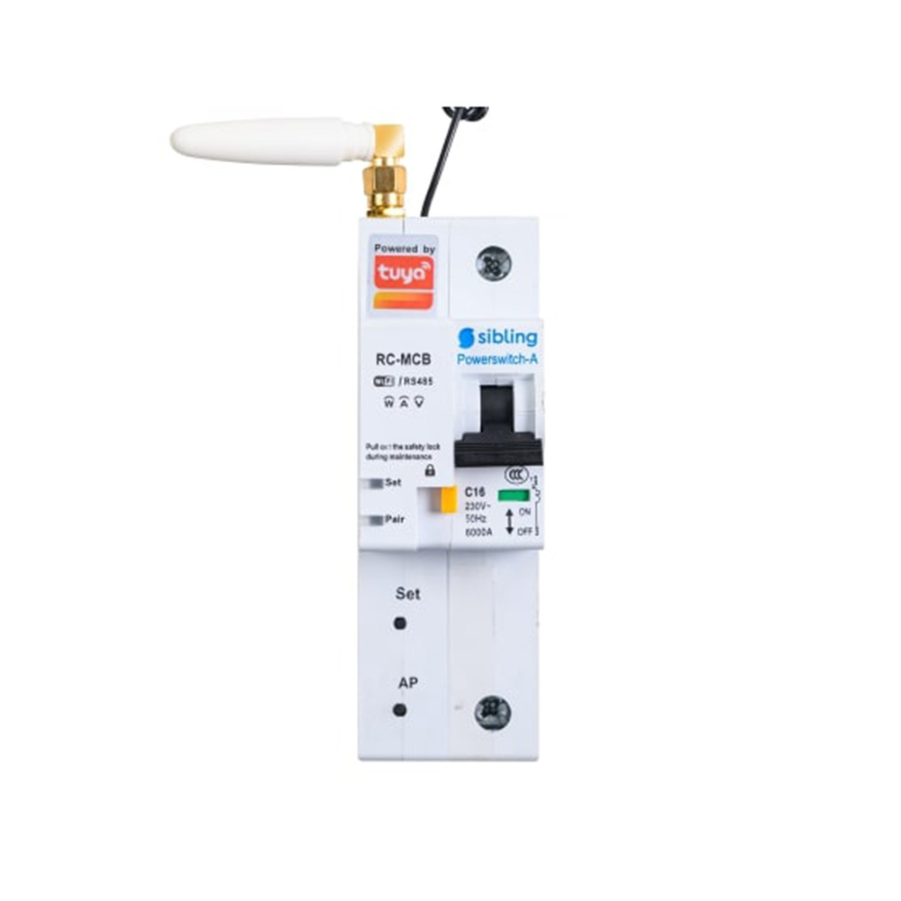Умный автоматический выключатель Sibling Smart Home Powerswitch-A32 1P 3 кА на DIN-рейку