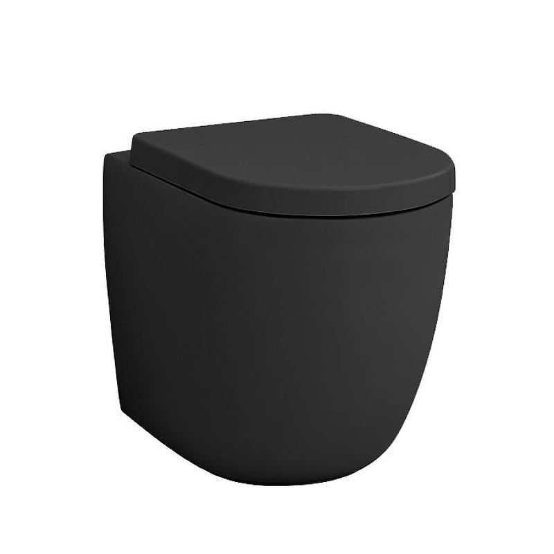 Унитаз Artceram File 2.0 Rimless FLV005 17 30 приставной цвет Черный матовый без сиденья