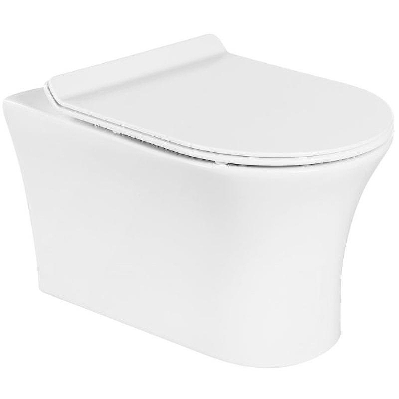 Унитаз BelBagno Ancona BB1224CHR-SM подвесной без сиденья
