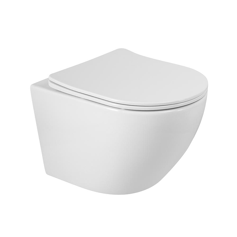 Унитаз BelBagno Sfera-R BB046CHR/SC подвесной цвет Белый с сиденьем Микролифт