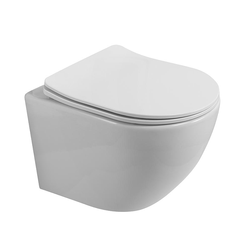 Унитаз BelBagno Uno BB7006CHR/SC подвесной цвет Белый с сиденьем Микролифт