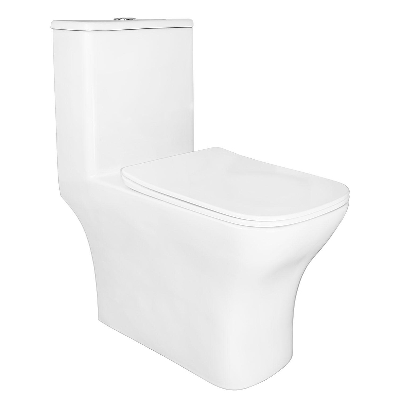 Унитаз биде Azario Teano AZ-8617B цвет Белый с сиденьем Микролифт