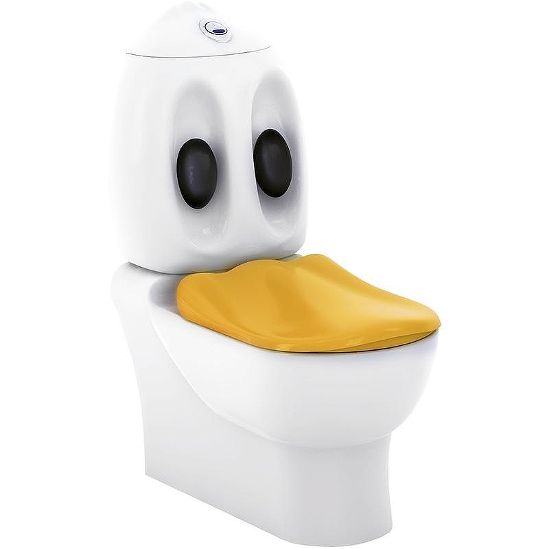 Унитаз биде Creavit Ducky DC360-00CB00E-0000 детский Белый без бачка и сиденья