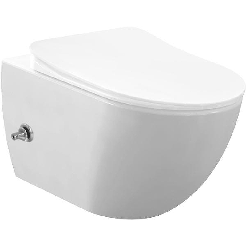 Унитаз биде Creavit Free FE322-34CB00E-0001 подвесной Белый без сиденья