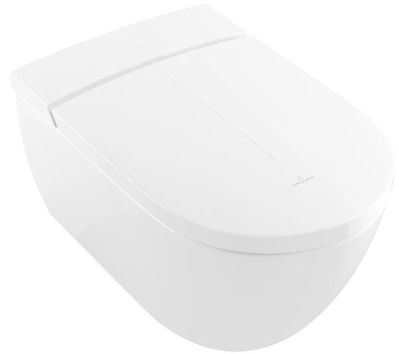 Унитаз биде Villeroy&Boch ViClean V0E200R1 цвет Альпийский белый с сиденьем Микролифт