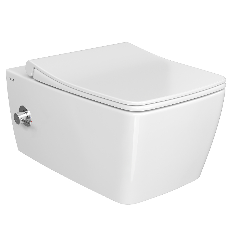 Унитаз биде Vitra Metropole Rim-Ex 7672B003-1684 подвесной без сиденья