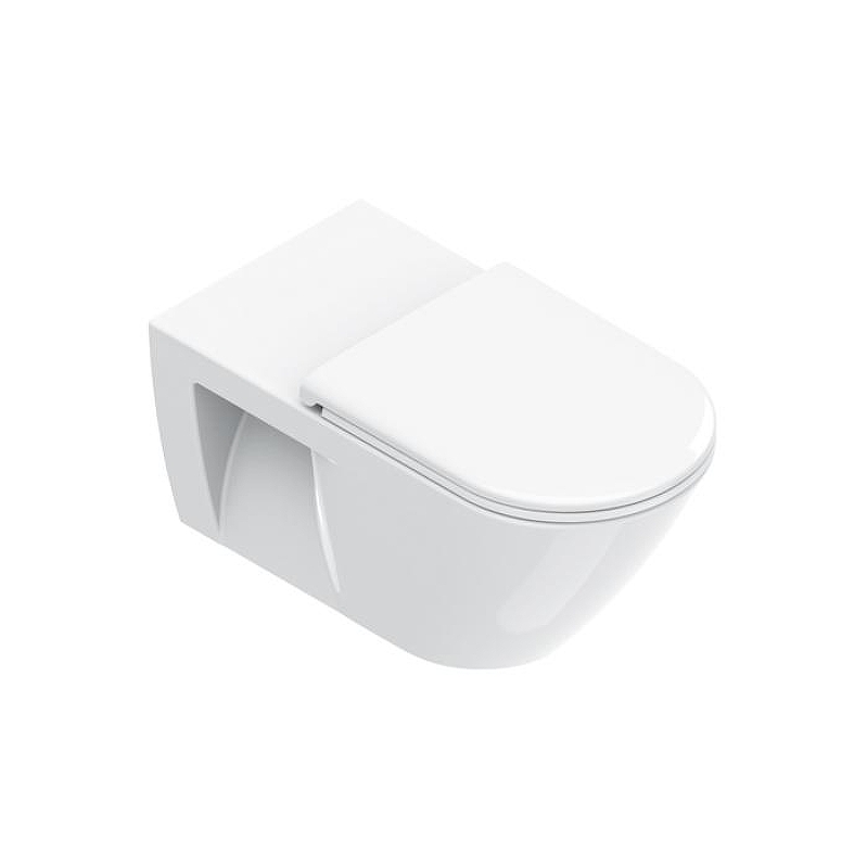 Унитаз Catalano Comfort 0911700001 подвесной цвет Белый глянцевый без сиденья