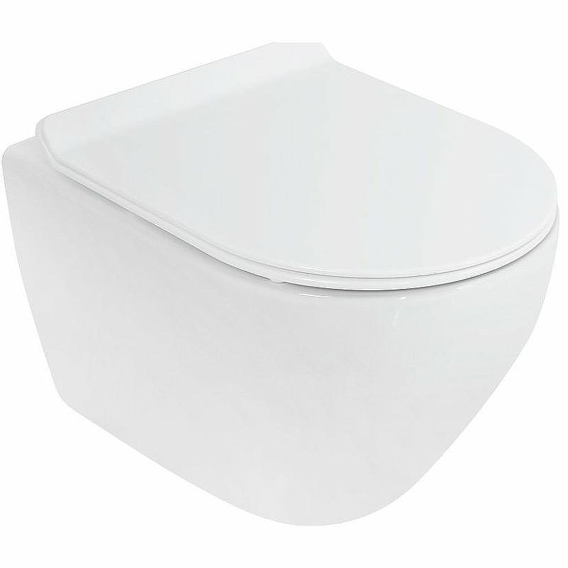 Унитаз Cezares Stylus CZR-513-TH-R/CZR-2011-SC подвесной с сиденьем Микролифт