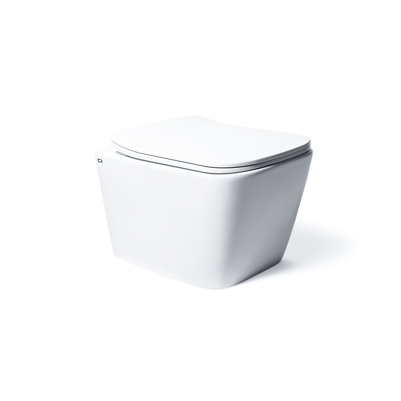 Унитаз Charus Torre Bianca EWC700-114W Alva Rimless подвесной цвет Белый с сиденьем Микролифт