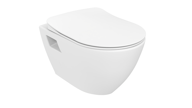 Унитаз Creavit Terra TP329-11CB00E-0000 подвесной цвет Белый без сиденья