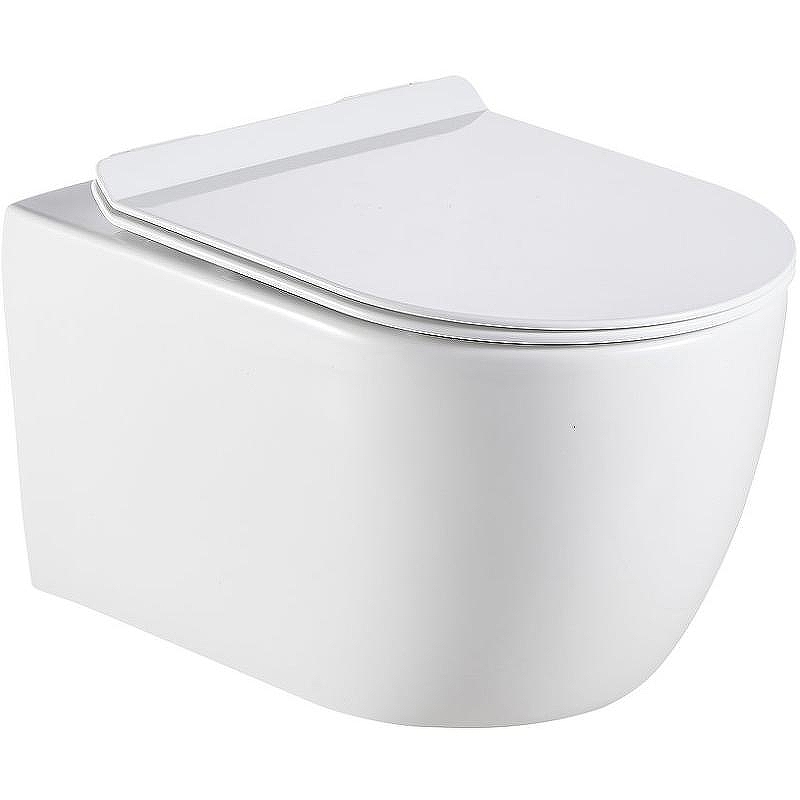 Унитаз Creto Logan L1 1001-001-L1W подвесной Белый с сиденьем Микролифт