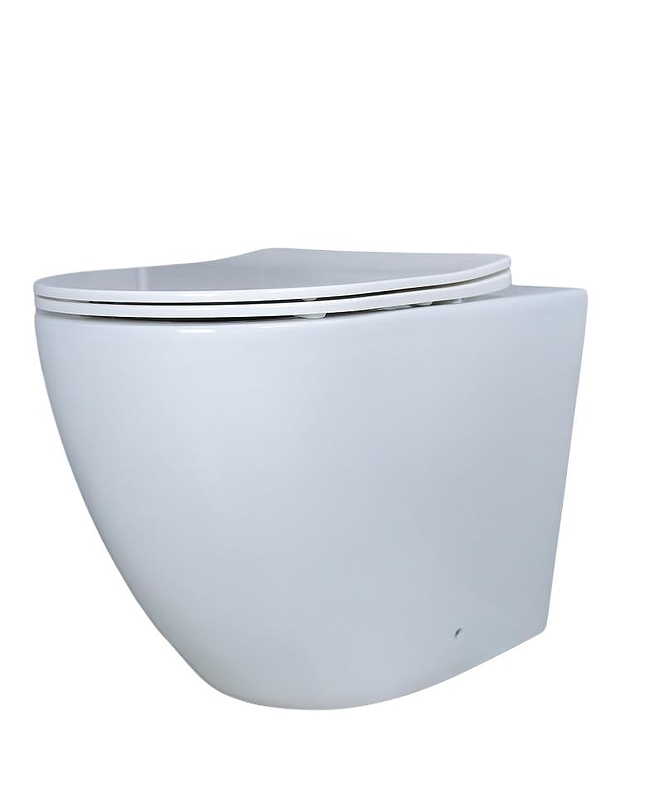 Унитаз Gid Convexo TRS-269 62213Y приставной цвет Белый с сиденьем Микролифт
