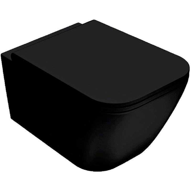 Унитаз Globo Stone STS05.AR подвесной Черный матовый без сиденья