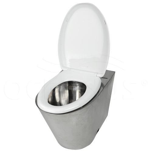 Унитаз из нержавейки Oceanus 1-002 P/S матовый напольный (1-002.1)