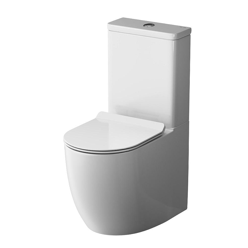 Унитаз компакт AM.PM Like Aquaspin C808600SC цвет Белый с бачком и сиденьем Микролифт