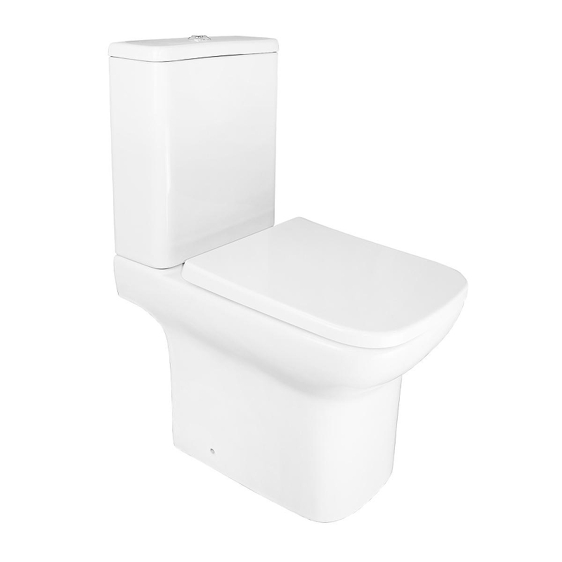 Унитаз компакт Azario Alba AZ-8323 Белый с бачком и сиденьем Микролифт