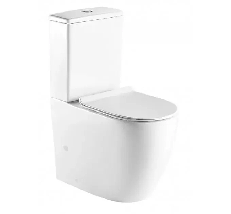 Унитаз компакт Azario AZ-2157 цвет Белый с бачком и сиденьем Микролифт