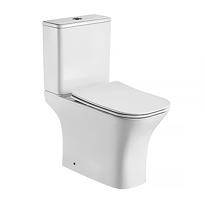 Унитаз компакт Azario Fretta Square AZ-5121 с бачком и сиденьем Микролифт