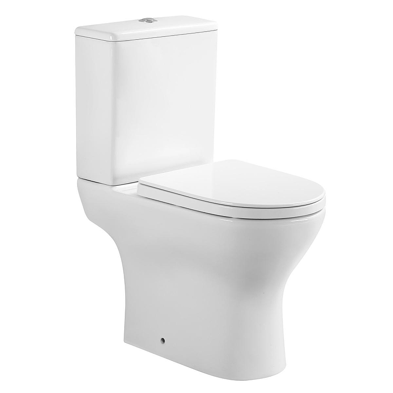 Унитаз компакт Azario Mist AZ-45T цвет Белый с бачком и сиденьем Микролифт