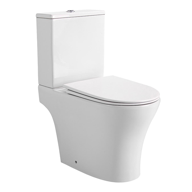 Унитаз компакт Azario Reina AZ-2785T цвет Белый с бачком и сиденьем Микролифт