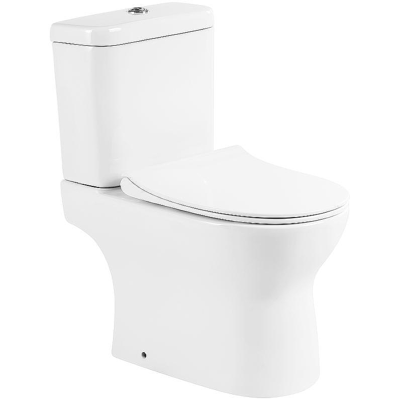 Унитаз компакт BelBagno Steam BB130CPR/SC без бачка с сиденьем Микролифт