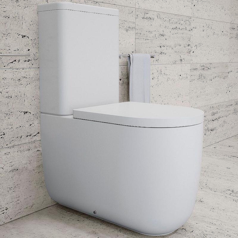 Унитаз компакт Bien Vokha MDKD063N1VP0W6SZ0 Белый матовый с бачком и сиденьем Микролифт