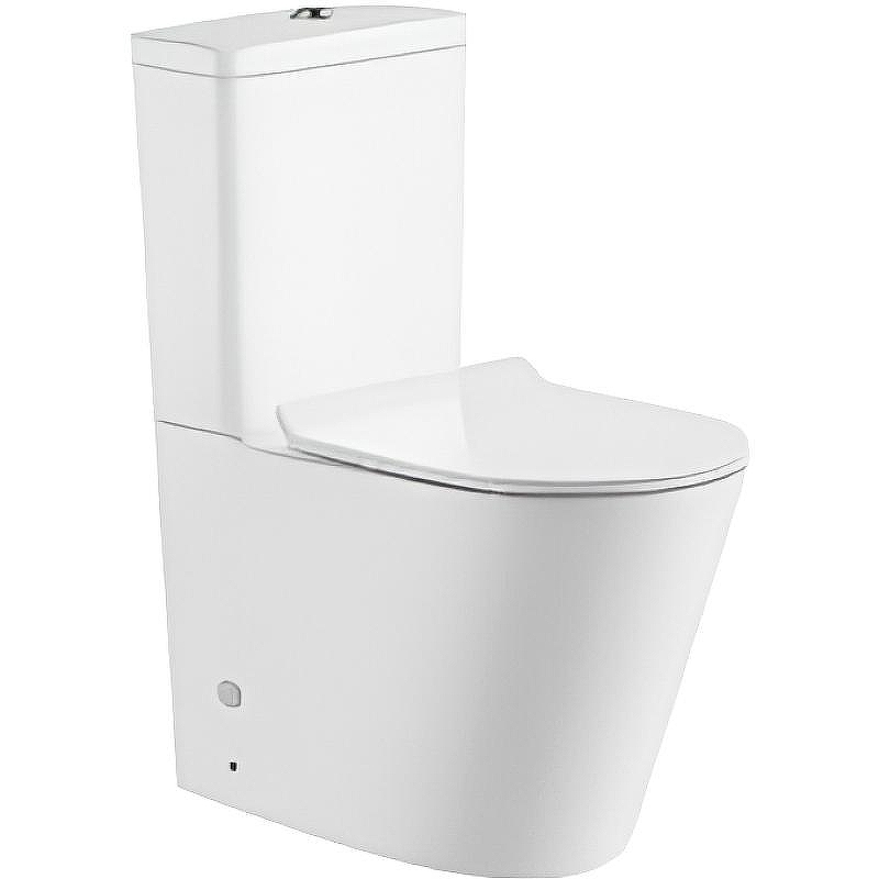 Унитаз компакт CeramaLux 2179-1 с бачком и сиденьем Микролифт
