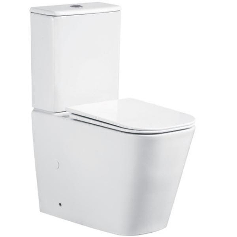 Унитаз компакт Ceruttispa Manlio Tornado CT10618 с бачком и сиденьем Микролифт