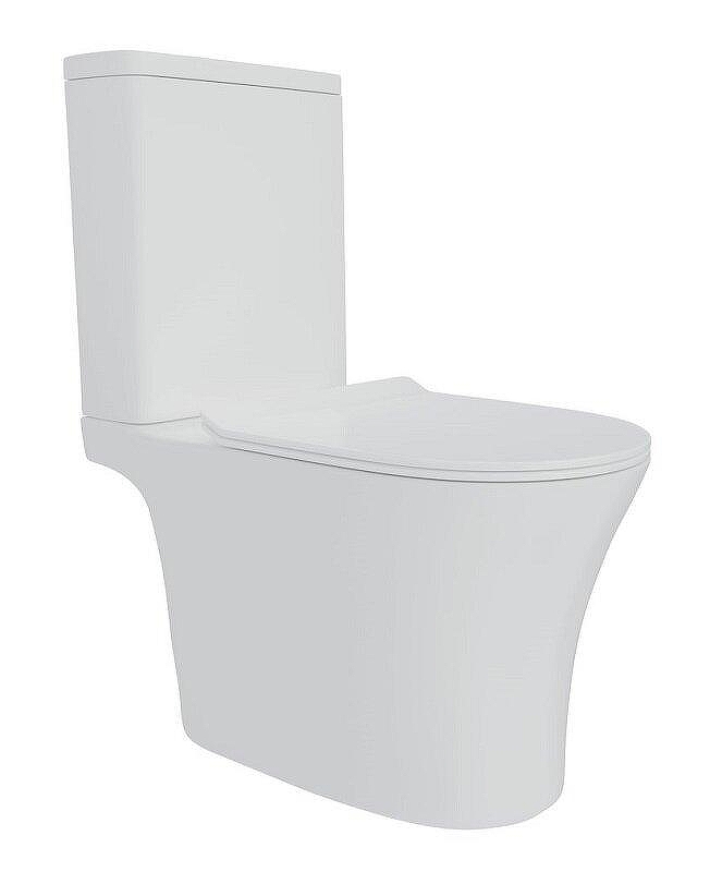 Унитаз компакт Corpa Nera Donelli S CN40810 с бачком и сиденьем Микролифт