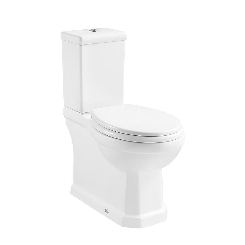 Унитаз компакт Creo Ceramique Toulon TL1002+TL1003+TL1001-1 цвет Белый с бачком и сиденьем Микролифт