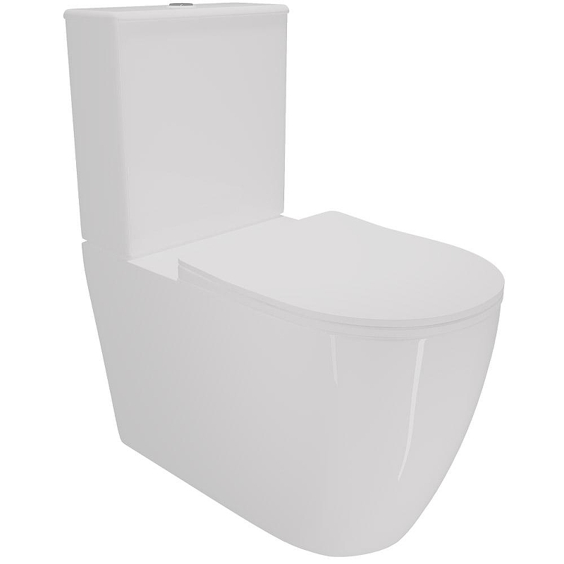 Унитаз компакт Creto Logan 1005-001-L6CW цвет Белый с бачком и сиденьем Микролифт