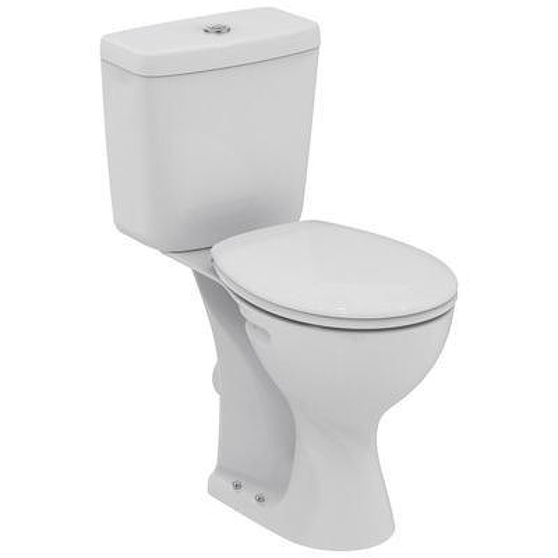 Унитаз компакт Ideal Standard Simplicity E883201 цвет Euro White / Евробелый без бачка и сиденья