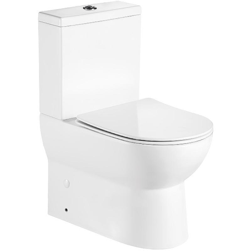 Унитаз компакт Royce Brooklyn RCT-132102WH с бачком и сиденьем Микролифт