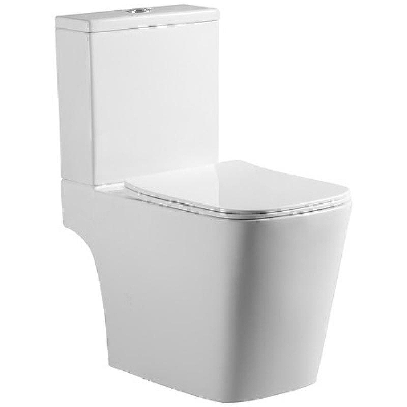 Унитаз компакт Royce Crown RCT-152204WH с бачком и сиденьем Микролифт