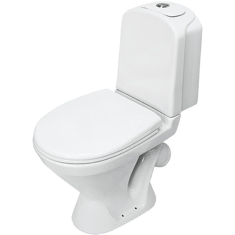 Унитаз компакт Sanita Luxe Classic DM WC.CC/Classic/2-DM/WHT.G/S1 с бачком и сиденьем Микролифт