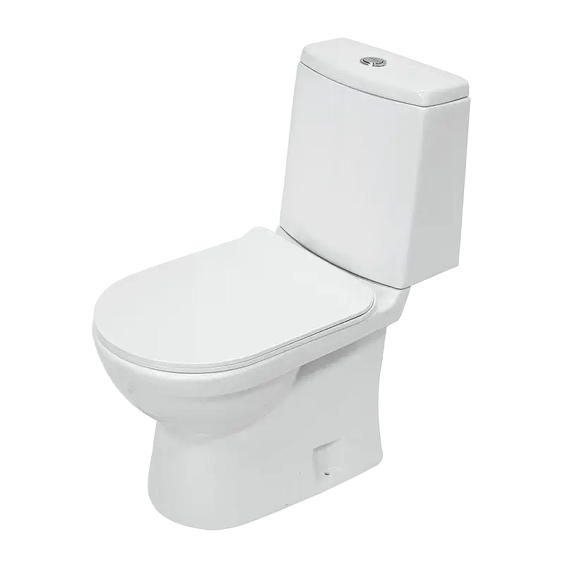 Унитаз компакт Sanita Luxe Next WC.CC/Next/2-SlimDM/WHT.G/S1 цвет Белый с бачком и сиденьем Микролифт
