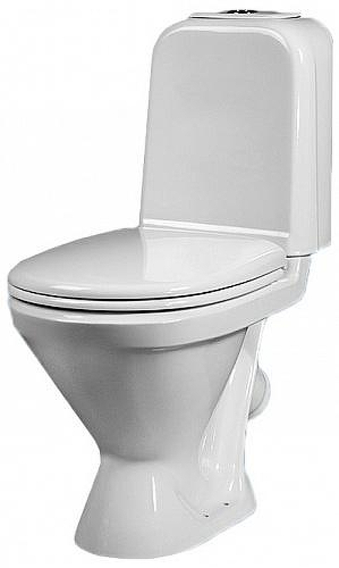 Унитаз компакт Sanita Самарский комфорт WC.CC/Samarsky/2-TM/WHT.G/S1 с бачком и сиденьем Микролифт