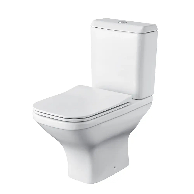 Унитаз компакт Santek Лайн 1WH501573 цвет Белый с сиденьем Микролифт