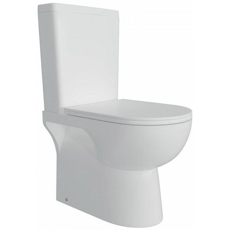 Унитаз компакт WellWant Aura WWUN2115W цвет Белый с сиденьем Микролифт