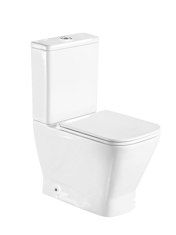 Унитаз компакт WeltWasser Rotbach 001 GL-WT 10000003791 Белый глянец с бачком и сиденьем Микролифт