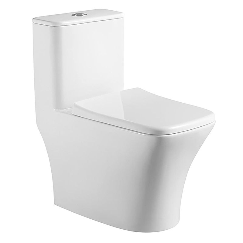 Унитаз моноблок Azario Teano AZ-8621 цвет Белый с сиденьем Микролифт
