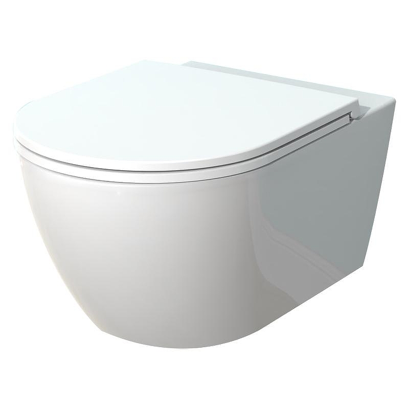 Унитаз SmartFlow Urban SMF812-WH подвесной цвет Белый с сиденьем Микролифт