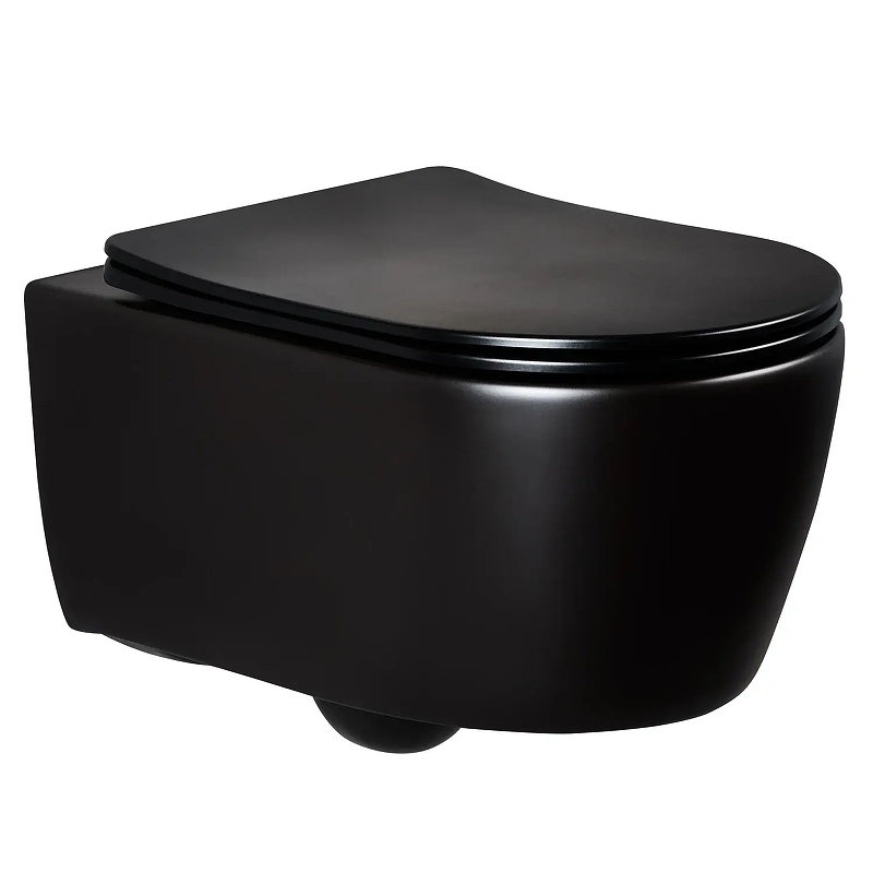 Унитаз Splendy Pride PR10152VTYBM подвесной цвет Черный матовый с сиденьем Микролифт