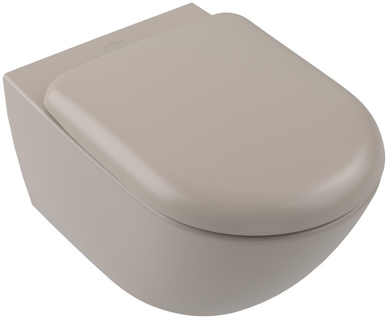 Унитаз Villeroy&Boch Antao 4674T0AM подвесной цвет Almond CeramicPlus без сиденья